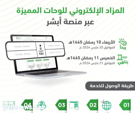 اليوم.. “المرور” يطرح المزاد الإلكتروني للوحات المميزة عبر أبشر