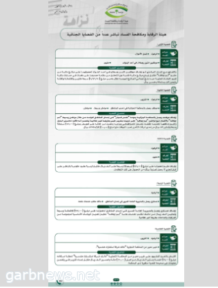 هيئة الرقابة ومكافحة الفساد تباشر عدداً من القضايا الجنائية