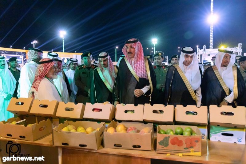 برعاية "الفيصل ".. "القباع " و" الخليف"  يدشنان انطلاق مهرجان المانجو الـ13