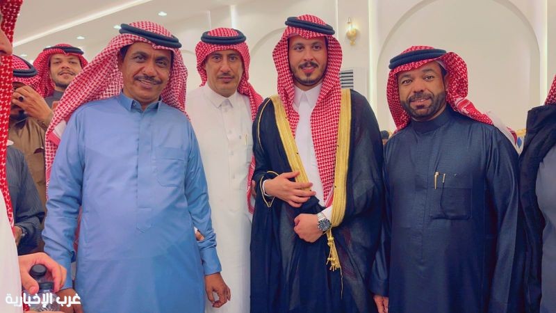 المنشد عثمان الشراري يحتفل في زواجه