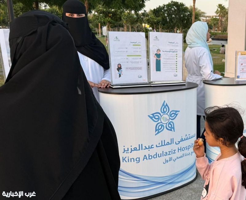 مستشفى الملك عبدالعزيز يُفعل اليوم العالمي لسرطان المبيض في حديقة الأمير ماجد والكورنيش الأوسط مستشفى الملك عبدالعزيز يُفعل اليوم العالمي لسرطان المبيض في حديقة الأمير ماجد والكورنيش الأوسط