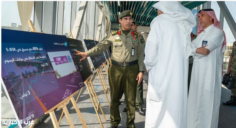 اللواء المربع يتفقد جوازات جسر الملك فهد اللواء المربع يتفقد جوازات جسر الملك فهد