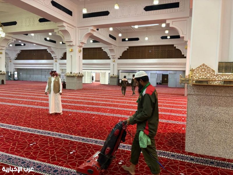 800 جولة ميدانية لصيانة الجوامع والمساجد بالمدينة المنورة استعدادًا لموسم الحج 800 جولة ميدانية لصيانة الجوامع والمساجد بالمدينة المنورة استعدادًا لموسم الحج