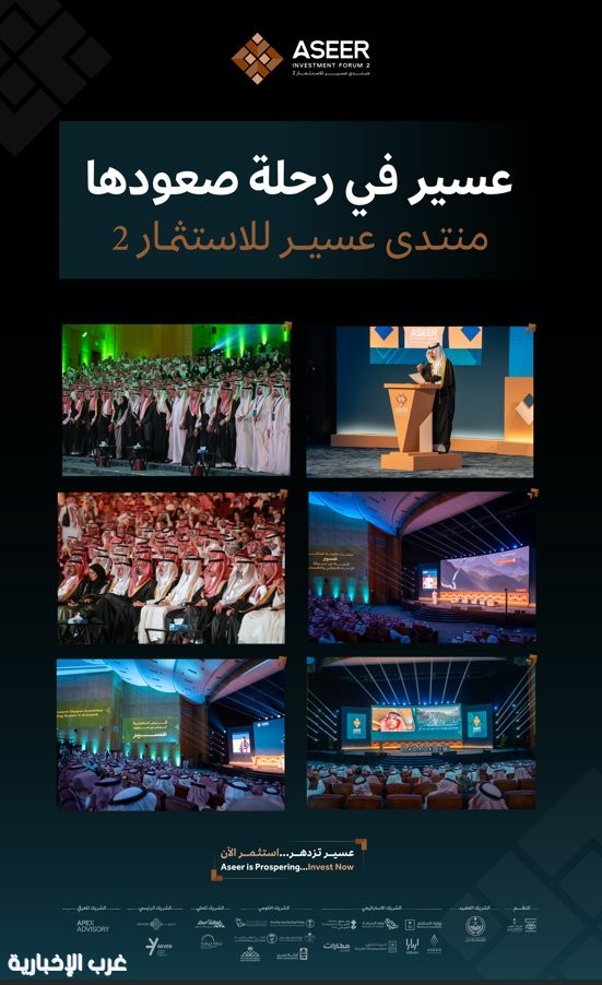 النسخة الثانية من منتدى عسير للاستثمار تنطلق لتعزيز بيئة الأعمال وتحقيق مستهدفات الرؤية النسخة الثانية من منتدى عسير للاستثمار تنطلق لتعزيز بيئة الأعمال وتحقيق مستهدفات الرؤية