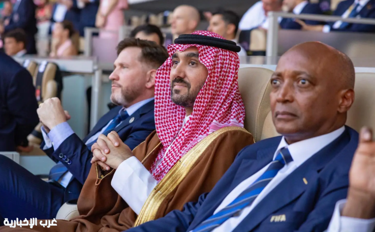 سمو وزير الرياضة يشهد المباراة الافتتاحية لبطولة كأس العالم للأندية 2025 سمو وزير الرياضة يشهد المباراة الافتتاحية لبطولة كأس العالم للأندية 2025