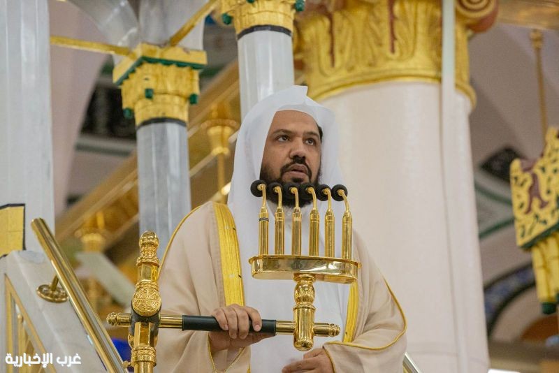 الشيخ أحمد الحذيفي خطيباً للجمعة بالمسجد النبوي الشريف الشيخ أحمد الحذيفي خطيباً للجمعة بالمسجد النبوي الشريف