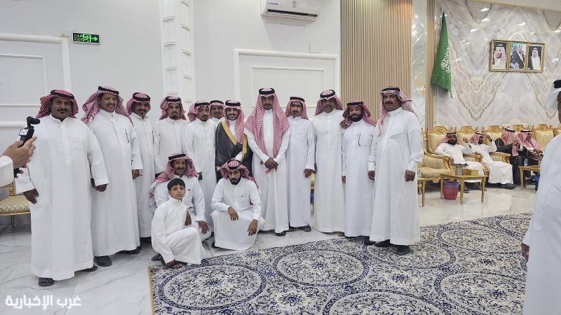 الأستاذ ضافي طويحين الشراري يحتفل بزواج إبنه الشاب سلطان
