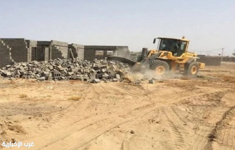 إزالة تعديات على أراضٍ حكومية بالرياض بمساحة 39 مليون م²