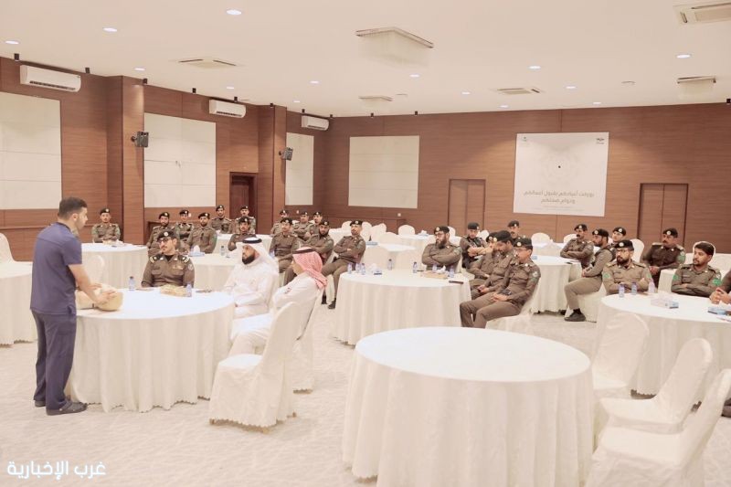 دورة في الإنعاش القلبي الرئوي لمنسوبي القوات الخاصة لأمن الطرق بحفرالباطن