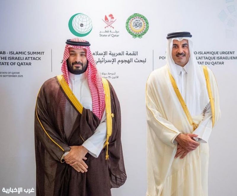 سمو ولي العهد يبعث برقية شكر لأمير قطر سمو ولي العهد يبعث برقية شكر لأمير قطر
