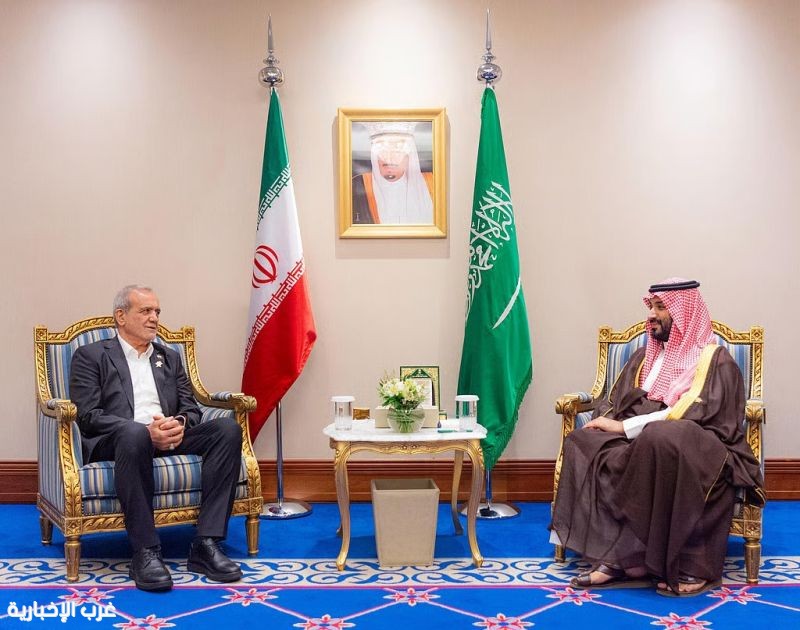 ولي العهد يلتقي الرئيس الإيراني ولي العهد يلتقي الرئيس الإيراني