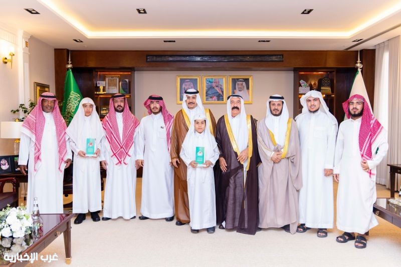 سمو محافظ حفرالباطن يستقبل اصغر حافظ للقران