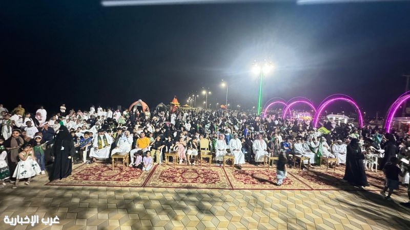 بلدية المظيلف ترسم أسارير السعادة في احتفالية اليوم الوطني السعودي 95