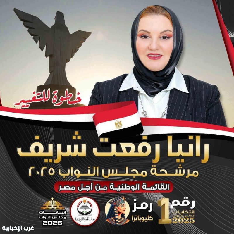 أمانة الأسرة والطفل بحزب الجبهة تهنئ د رانيا الشريف لتمثيلها على رأس القائمة الوطنية أمانة الأسرة والطفل بحزب الجبهة تهنئ د رانيا الشريف لتمثيلها على رأس القائمة الوطنية