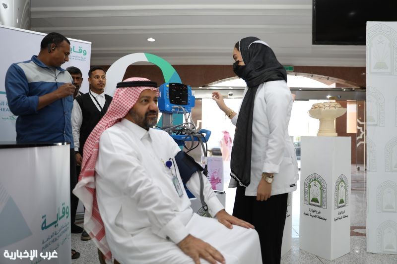 الشؤون الإسلامية بالمدينة المنورة تنفذ حملة صحية شاملة للوقاية من الأمراض المزمنة والموسمية