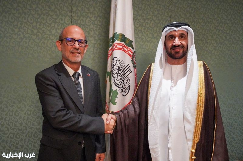 رئيس البرلمان العربي يستقبل رئيس برلمان أمريكا اللاتينية رئيس البرلمان العربي يستقبل رئيس برلمان أمريكا اللاتينية