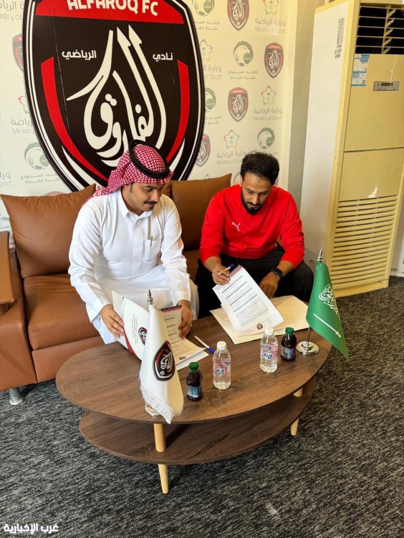 البارقي مدربا لطائرة الفاروق