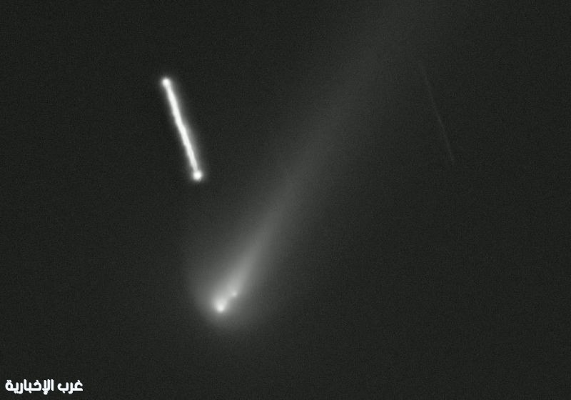 مذنب ATLAS ينقسم إلى ثلاث أنوية ومرصد عربي يوثق الظاهرة بدقة مذنب ATLAS ينقسم إلى ثلاث أنوية ومرصد عربي يوثق الظاهرة بدقة