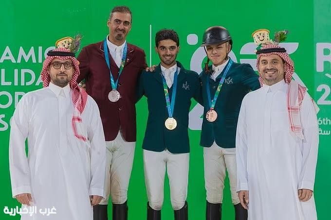 الفارس السعودي "المبطي" ينتزع ذهبية قفز الحواجز في دورة ألعاب التضامن الإسلامي