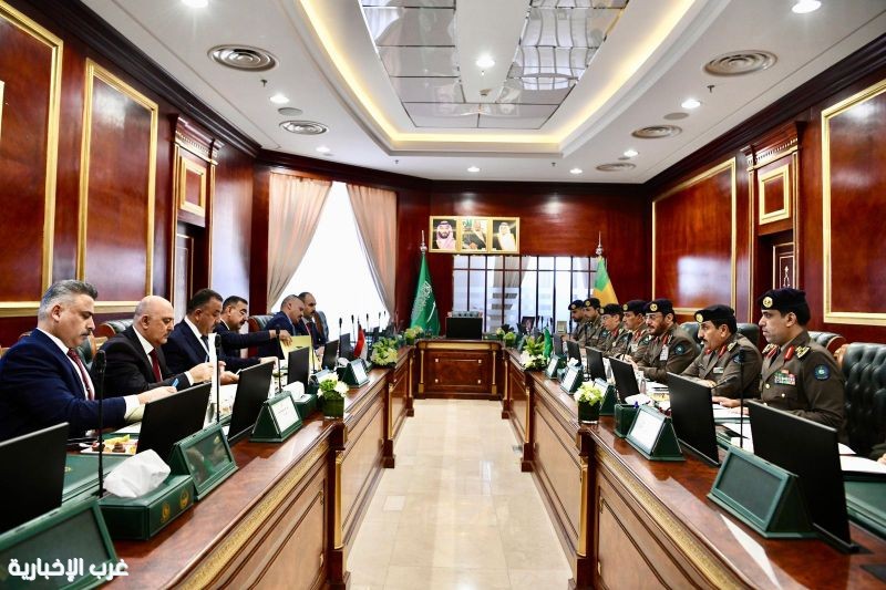 اللواء حمود الفرج يستقبل معاون مدير عام الدفاع المدني العراقي والوفد المرافق له