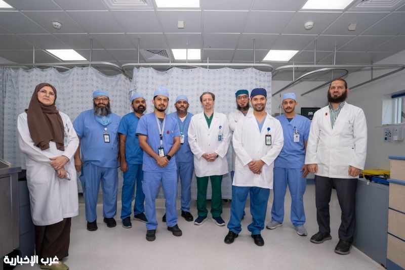 قسطرة بنائية معقدة تنقذ حياة خمسينية من فشل القلب بمدينة الملك عبدالله الطبية