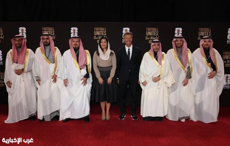 سمو سفيرة المملكة لدى الولايات المتحدة تحضر قرعة كأس العالم برفقة الوفد السعودي سمو سفيرة المملكة لدى الولايات المتحدة تحضر قرعة كأس العالم برفقة الوفد السعودي