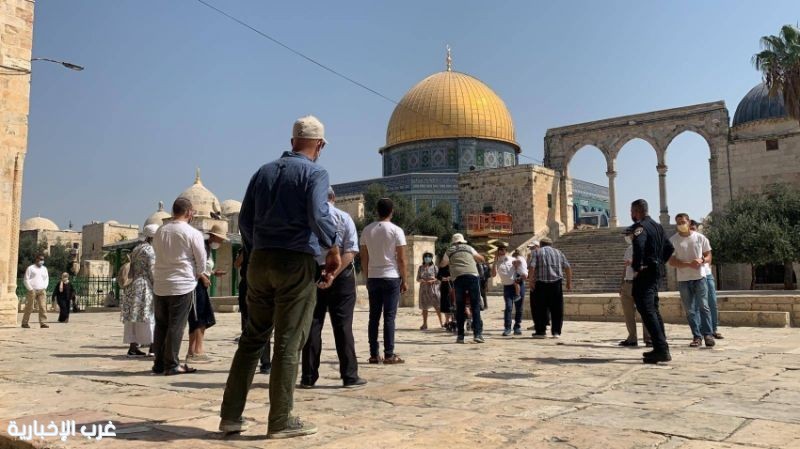 عشرات المستوطنين يقتحمون باحات المسجد الأقصى عشرات المستوطنين يقتحمون باحات المسجد الأقصى