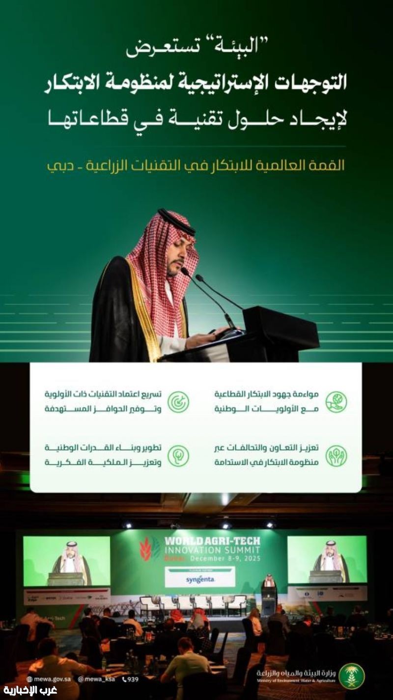 وزارة البيئة تؤكد دور الشراكات الدولية في دعم الابتكار والتقنية وزارة البيئة تؤكد دور الشراكات الدولية في دعم الابتكار والتقنية