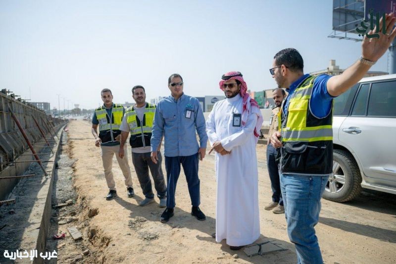 رئيس بلدية صبيا يواصل المتابعة الميدانية لسير العمل في مشروع الكوبري رئيس بلدية صبيا يواصل المتابعة الميدانية لسير العمل في مشروع الكوبري