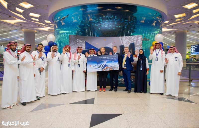 مطار الملك عبدالعزيز الدولي يصل إلى 50 مليون مسافر خلال 2025 مطار الملك عبدالعزيز الدولي يصل إلى 50 مليون مسافر خلال 2025