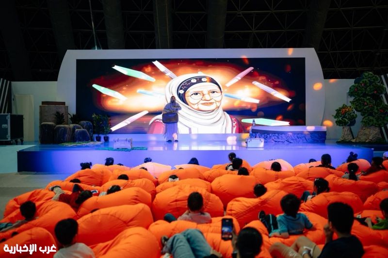 تفاعل كبير بمنطقة الطفل في معرض جدة للكتاب تفاعل كبير بمنطقة الطفل في معرض جدة للكتاب