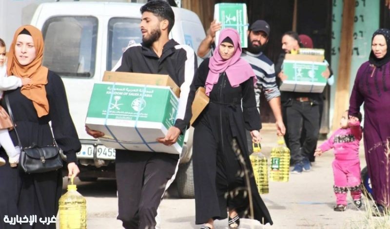 مركز الملك سلمان للإغاثة يوزّع مساعدات غذائية وتمورًا لـ3600 مستفيد في لبنان مركز الملك سلمان للإغاثة يوزّع مساعدات غذائية وتمورًا لـ3600 مستفيد في لبنان