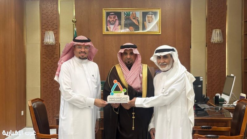 محافظ صبيا يستقبل رئيس المجلس التخصصي لجمعيات التنمية الأسرية