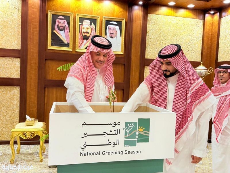 محافظ رابغ يدشّن مبادرة زراعة 400 ألف شجرة مانجروف ذكية على شواطئ المحافظة