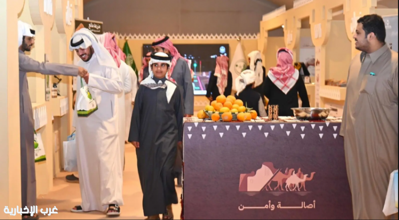 جناح نجران يبرز ثراءها الزراعي في واحة الأمن بمهرجان الإبل