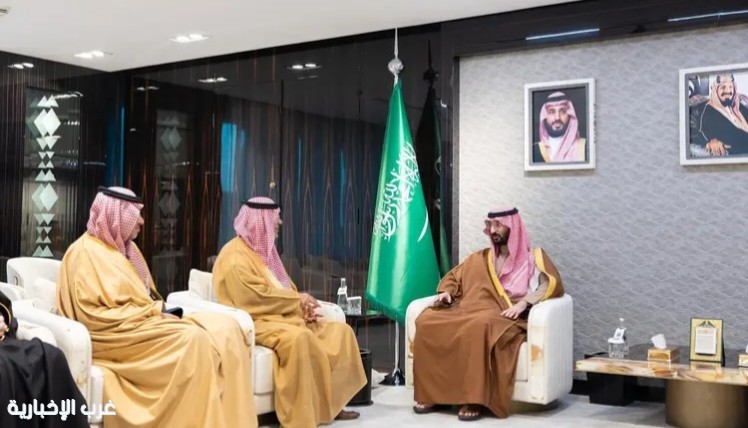 سمو وزير الحرس الوطني يستقبل الرئيس التنفيذي للبنك العربي الوطني