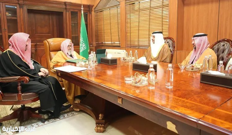 مفتي عام المملكة يستقبل الرئيس التنفيذي للهيئة الملكية لمكة المكرمة والمشاعر المقدسة