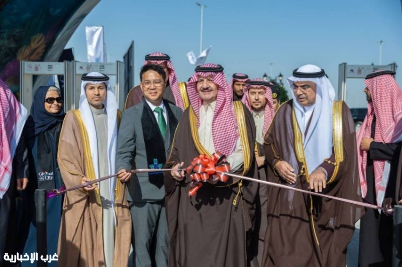 الأمير سعود بن نايف يطلق "المدينة العالمية" في الدمام.. وجهة جديدة للسياحة والترفيه