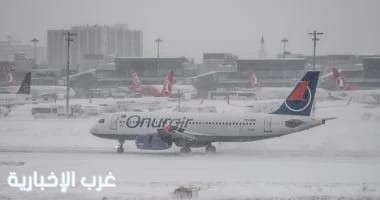 بولندا: تعليق حركة الطيران مؤقتا بمطار فى وارسو بسبب سوء الأحوال الجوية