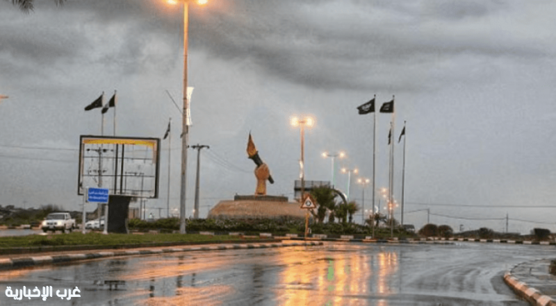 أمطار غزيرة تجتاح جازان مساء اليوم وتنشر الخير والبركة