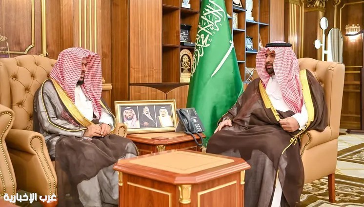 أمير جازان يستقبل رئيس محكمة الاستئناف ويؤكد دعم تعزيز منظومة العدالة