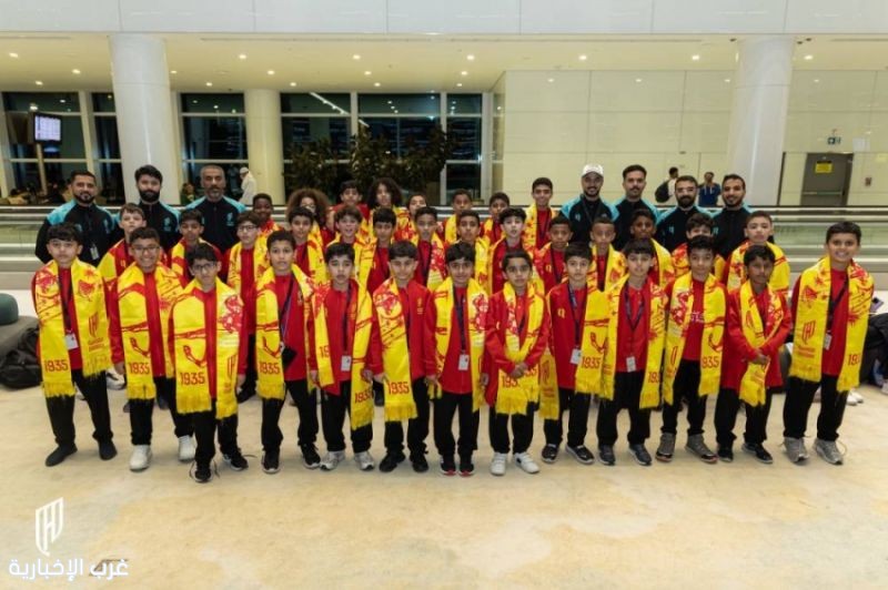 أكاديمية القادسية لكرة القدم تغادر إلى أبوظبي للمشاركة في كأس مانشستر سيتي