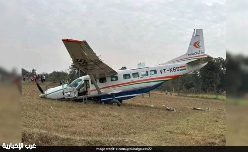 نجاة إلهية.. 6 ركاب ينجون من كارثة جوية بعد هبوط اضطراري لطائرة خاصة في أوديشا الهندية