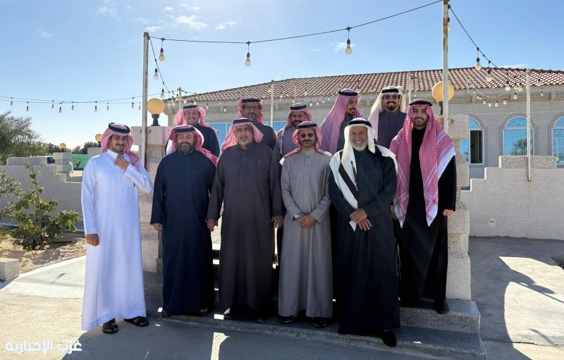 عين دار تجمع القلوب: زيارة وفاء من زملاء محطة الضخ (3) لخالد الهاجري