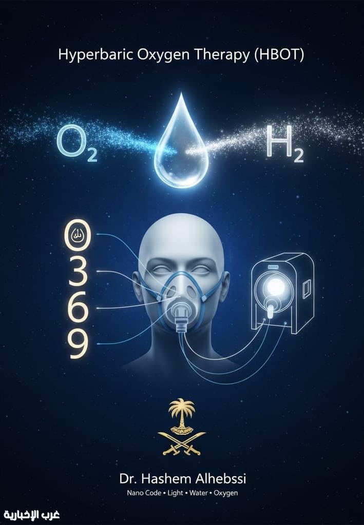 من الفتق إلى الرتق، العلاج بالأكسجين عالي الضغط كأداة لإعادة توازن المادة الحية في ضوء الماء وشيفرة النانو. من الفتق إلى الرتق، العلاج بالأكسجين عالي الضغط كأداة لإعادة توازن المادة الحية في ضوء الماء وشيفرة النانو.