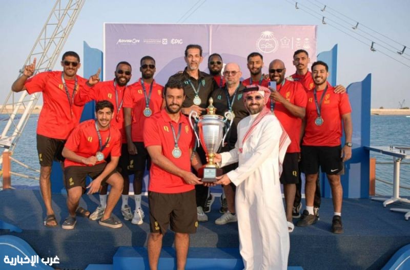 القادسية يتوج بطلًا للنسخة الخامسة من البطولة الشاطئية المفتوحة لكرة الماء