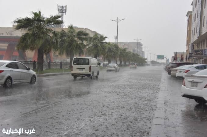 الأرصاد تُحذّر: من أمطار متوسطة ورياح نشطة على تبوك حتى مساء اليوم