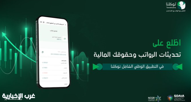 «توكلنا» يتيح خدمة الاستعلام عن الحقوق المالية وتفاصيل المرتبات «توكلنا» يتيح خدمة الاستعلام عن الحقوق المالية وتفاصيل المرتبات