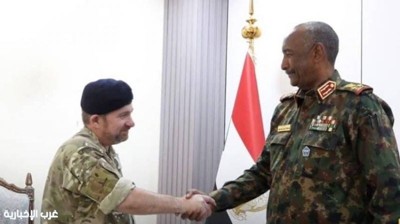 البرهان يلتقي كبير المستشارين العسكريين بوزارة الدفاع البريطانية البرهان يلتقي كبير المستشارين العسكريين بوزارة الدفاع البريطانية