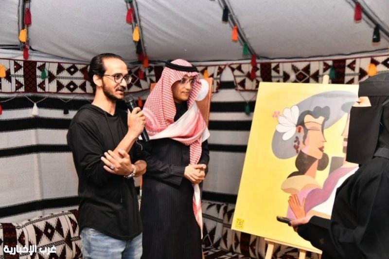 12 فنانًا تشكيليًا يشاركون في فعالية «الحرف لوحة واللوحة نص» بالباحة